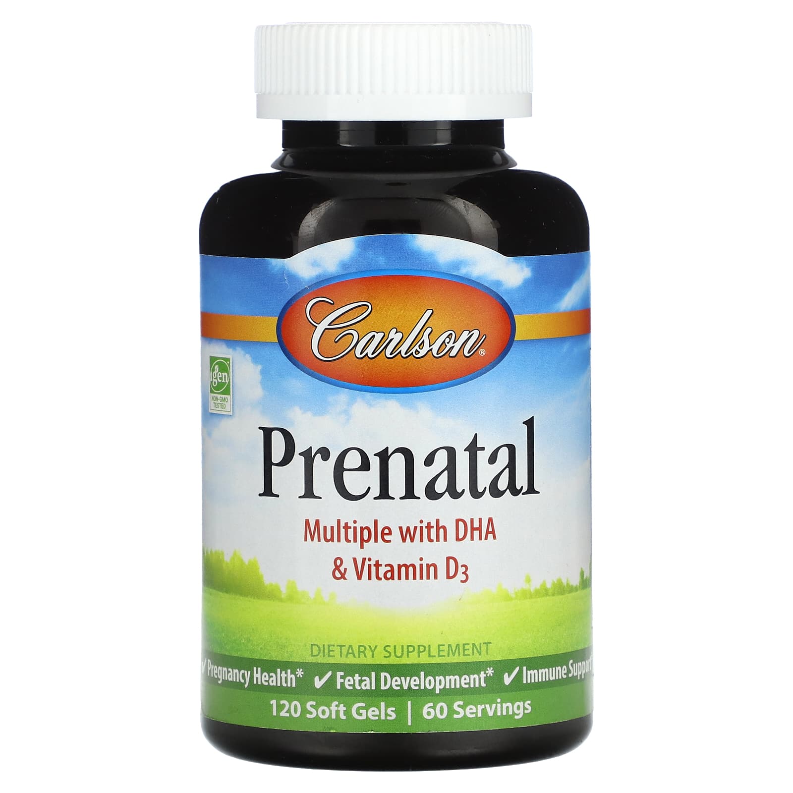 Carlson Labs, Pre-Natal Multi with DHA, 120 Softgels UPC 088395044052 | HiLife Vitamins
