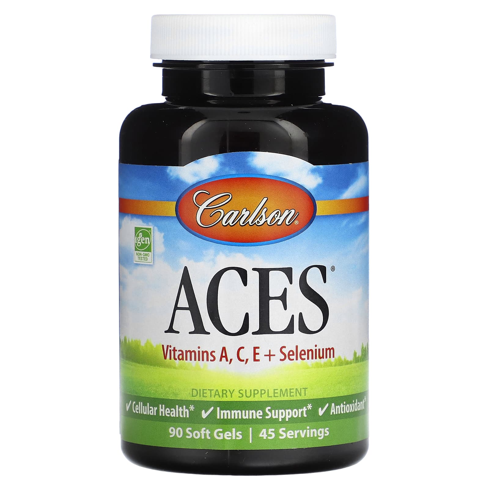 Carlson Labs, Aces, 90 Softgels UPC 088395044397 | HiLife Vitamins