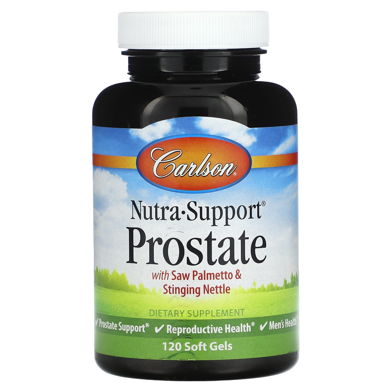 Carlson Labs, Nutra-Support Prostate, 120 Softgels UPC 088395046414 | HiLife Vitamins