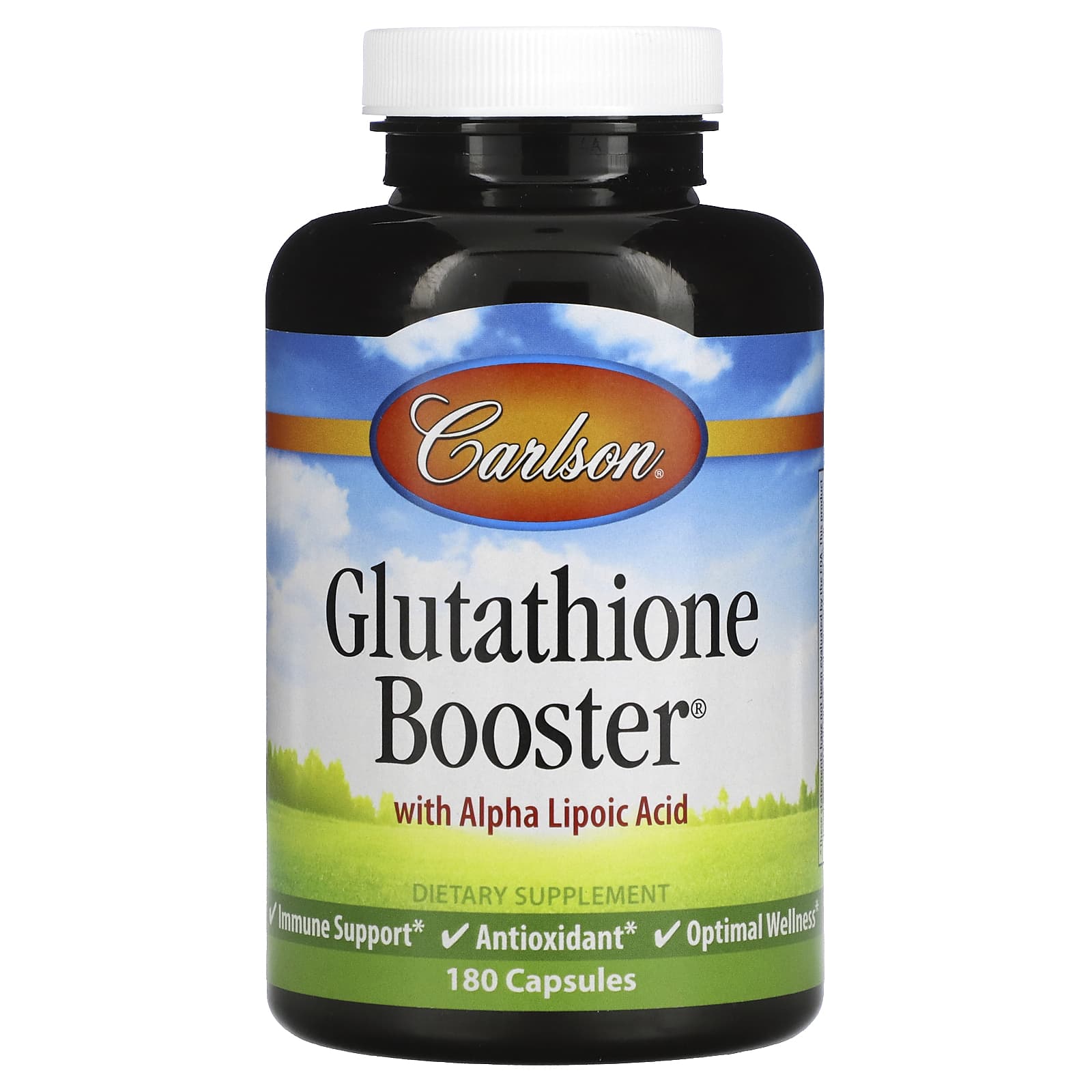 Carlson Labs, Glutathione Booster, 180 Capsules UPC 088395048524 | HiLife Vitamins