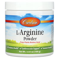 Carlson Labs, L-Arginine Pwd, 100 Bottle UPC 088395067358 | HiLife Vitamins