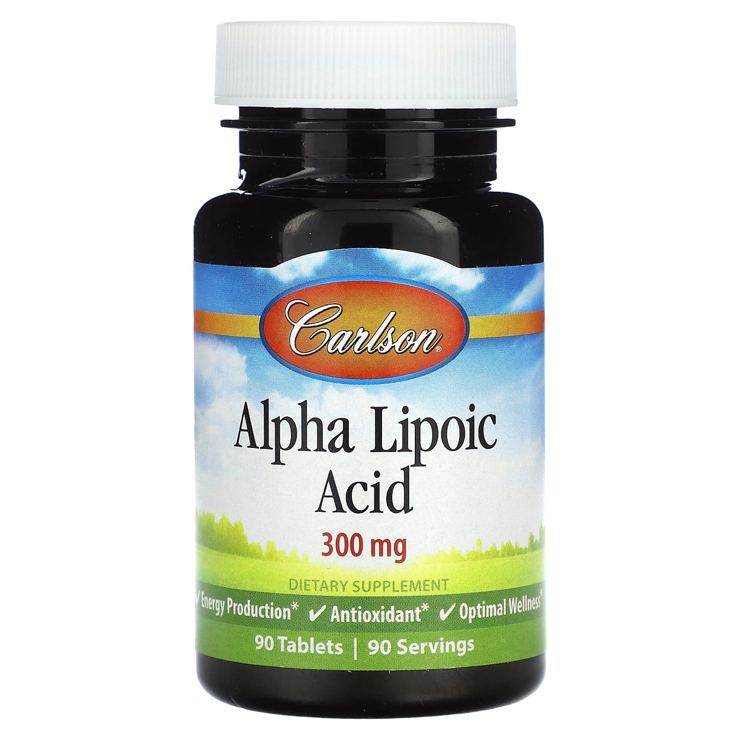 Carlson Labs, Alpha Lipoic 300mg, 90 Tablets - 088395080715 | Hilife Vitamins