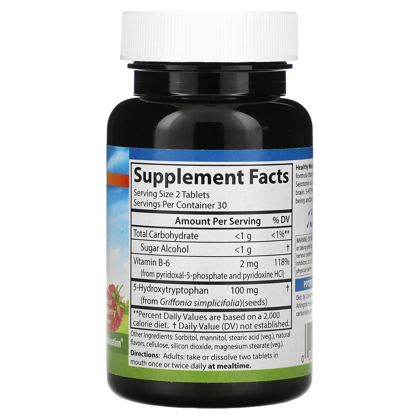 Carlson Labs, Healthy Mood 5-HTP Elite, 60 Tablets