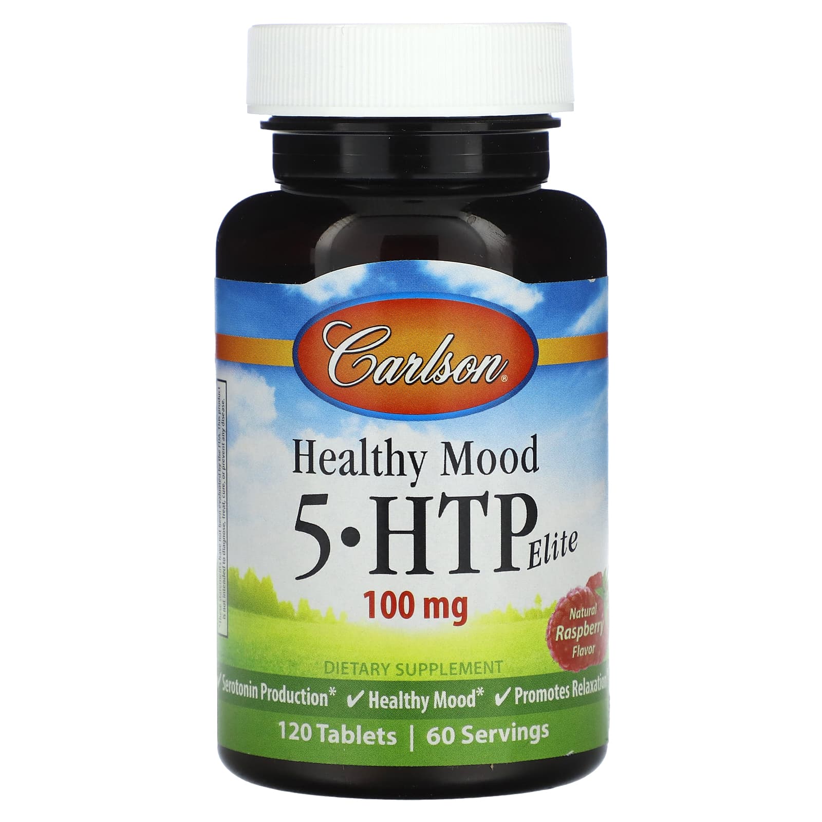Carlson Labs, Healthy Mood 5-HTP Elite, 120 Tablets UPC 088395085512 | HiLife Vitamins