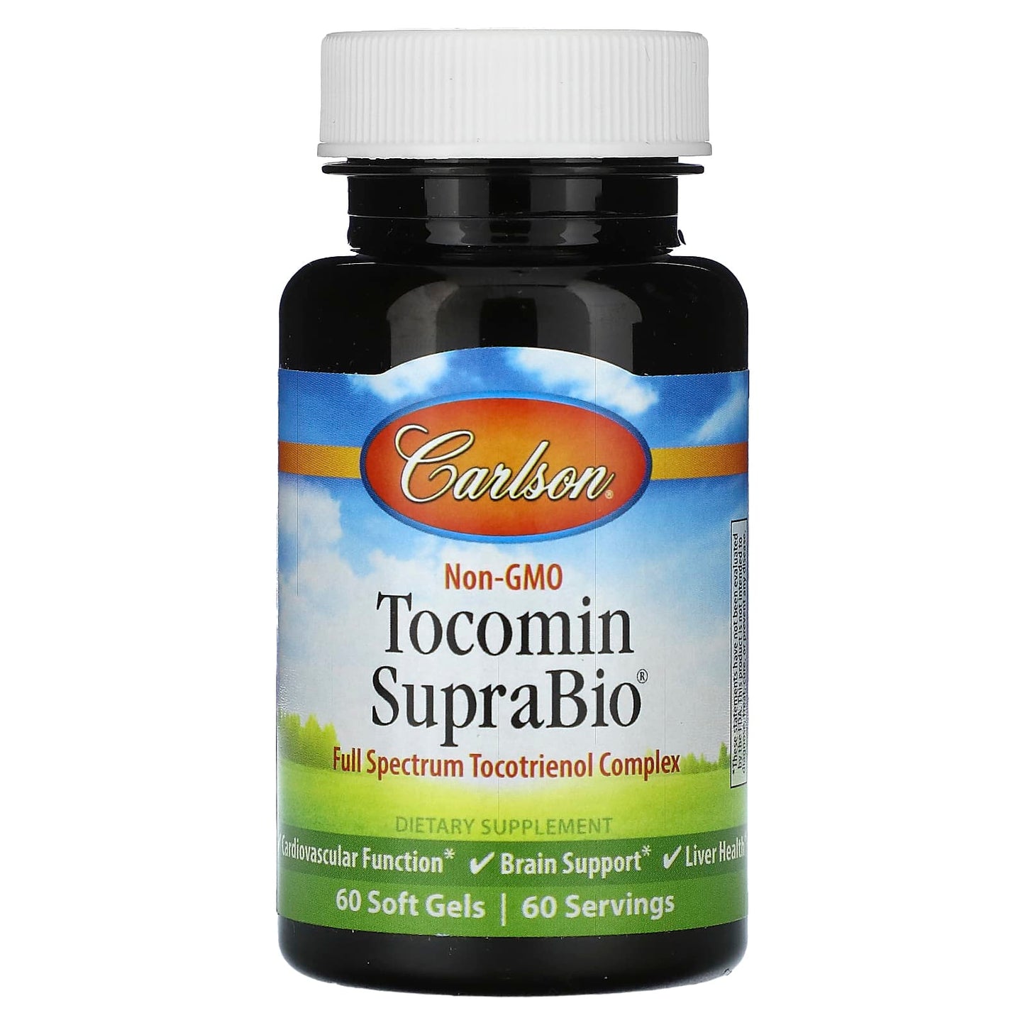 Carlson Labs, Tocomin SupraBio, 60 Softgels UPC 088395087103 | HiLife Vitamins