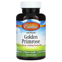 Carlson Labs, Golden Primrose, 50 Softgels - 088395088001 | Hilife Vitamins