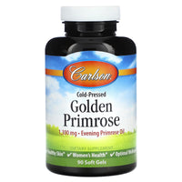 Carlson Labs, Golden Primrose, 90 Softgels - 088395088018 | Hilife Vitamins