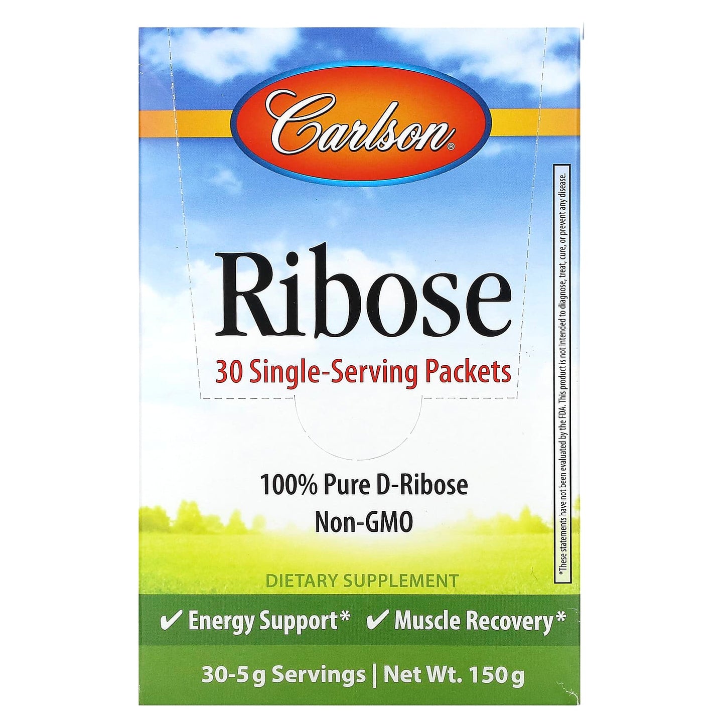 Carlson Labs, RIBOSE, 30 Packets UPC 088395088247 | HiLife Vitamins