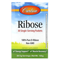 Carlson Labs, RIBOSE, 30 Packets UPC 088395088247 | HiLife Vitamins