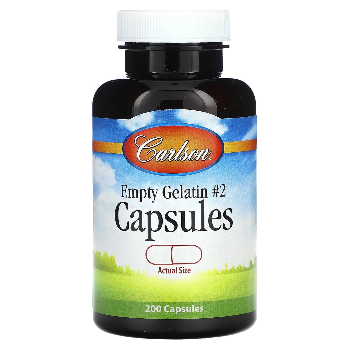Carlson Labs, Small #2 Empty, 200 Capsules UPC 088395094163 | HiLife Vitamins