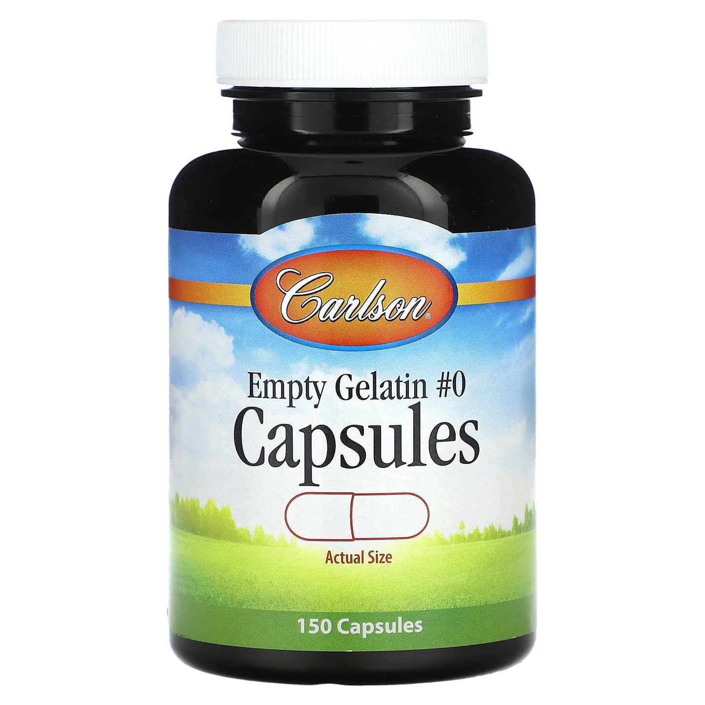 Carlson Labs, Medium #0 Empty, 150 Capsules UPC 088395094200 | HiLife Vitamins