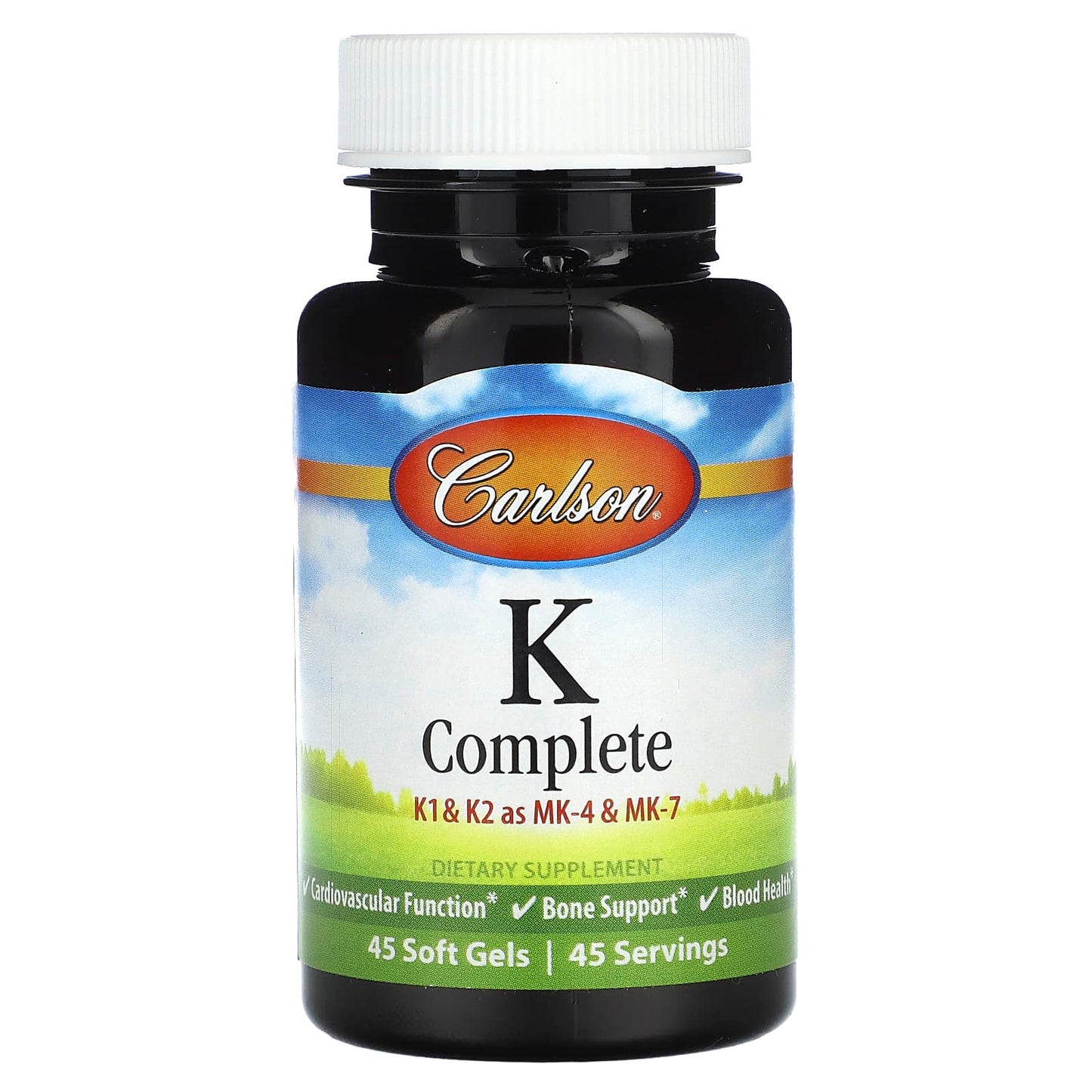 Carlson Labs, K-Complete, 45 Softgels UPC 088395104107 | HiLife Vitamins