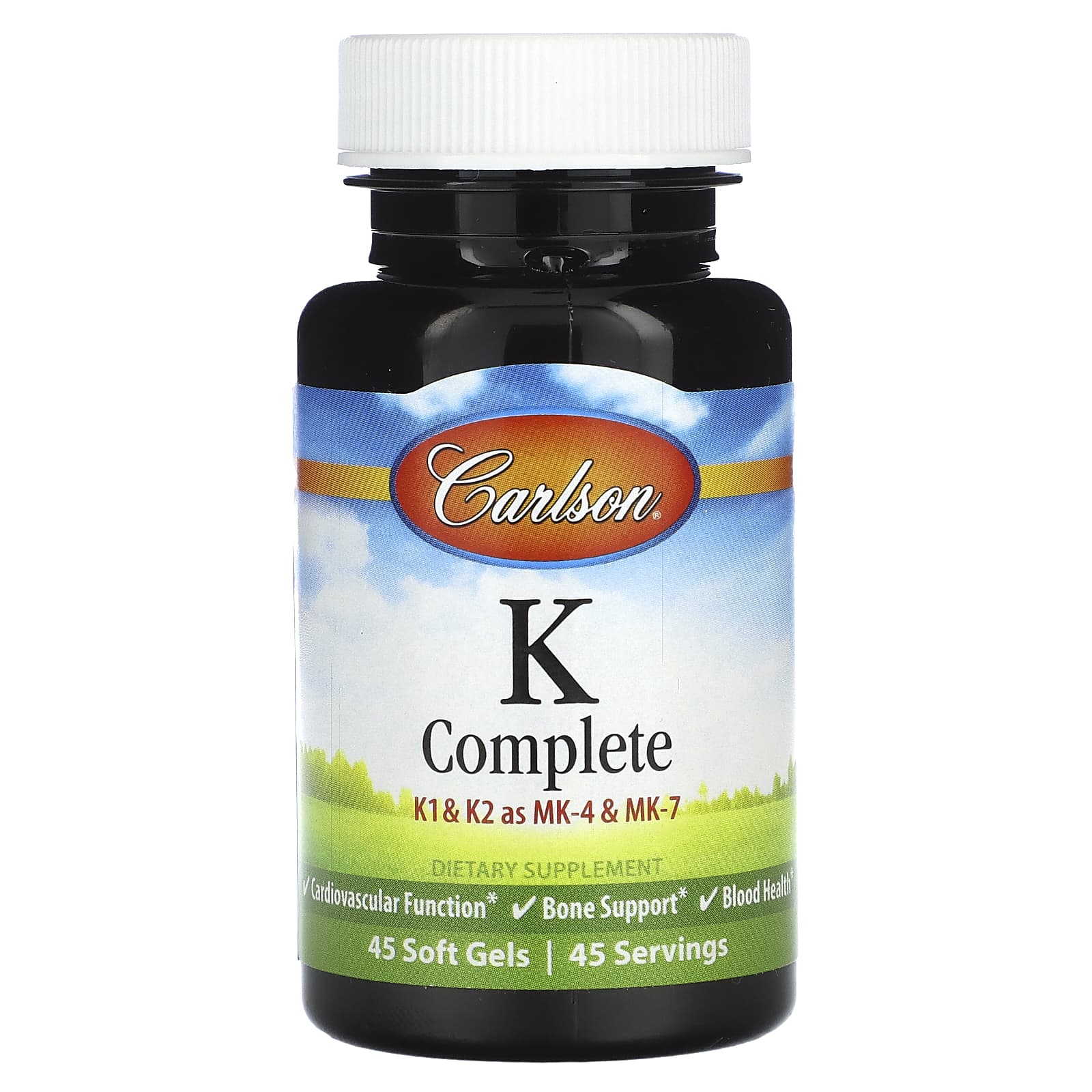 Carlson Labs, K-Complete, 45 Softgels UPC 088395104107 | HiLife Vitamins