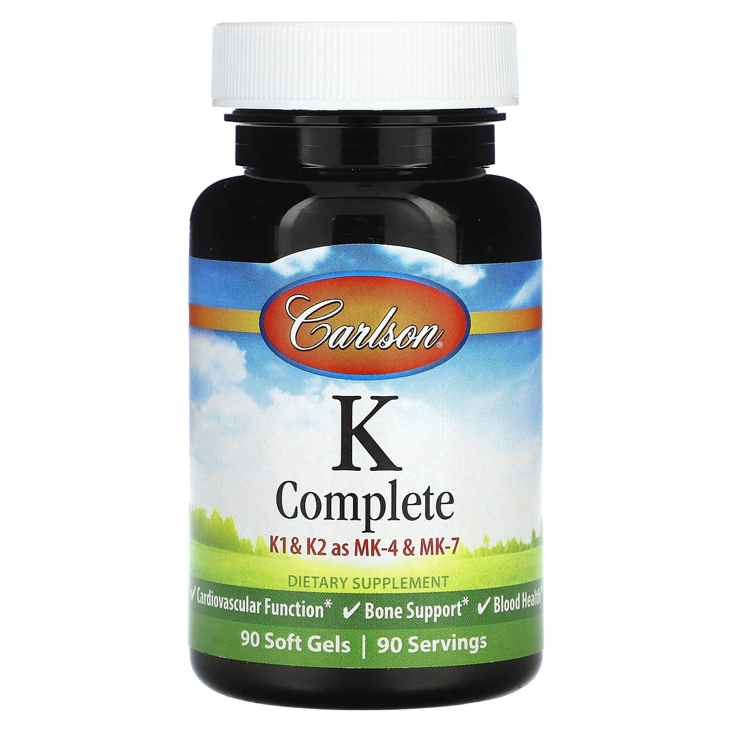 Carlson Labs, K-Complete, 90 Softgels UPC 088395104206 | HiLife Vitamins