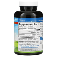 Carlson Labs, Vitamin D 5000IU, 360 Softgels