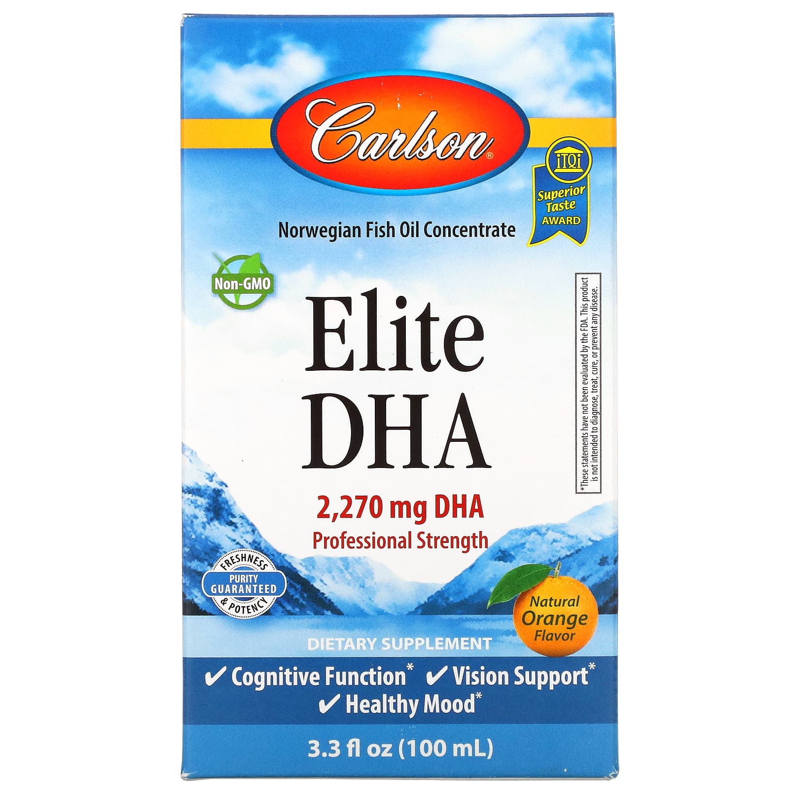 Carlson Labs, Elite Dha Liquid, 100 Ml UPC 088395160103 | HiLife Vitamins