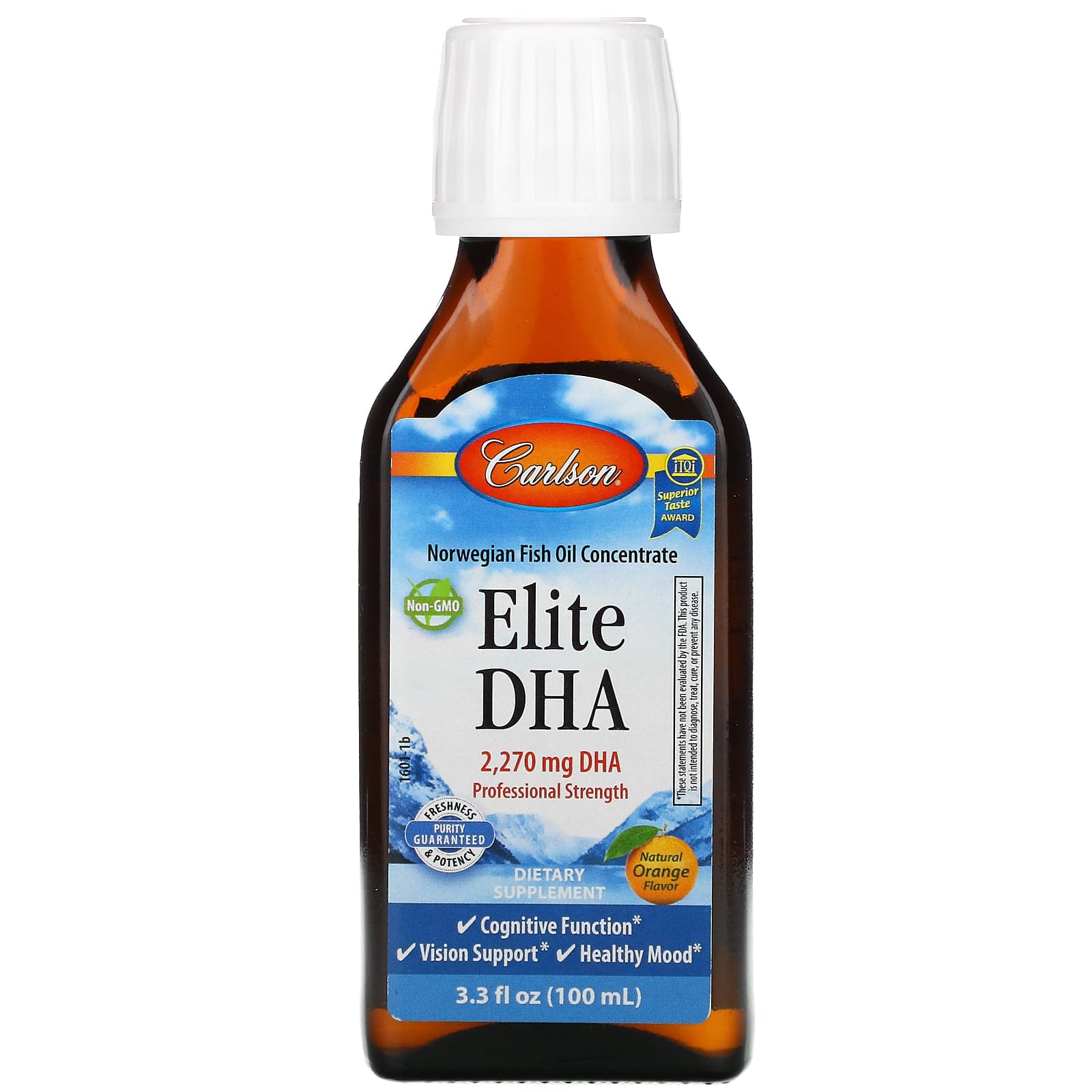 Carlson Labs, Elite Dha Liquid, 100 Ml UPC 088395160103 | HiLife Vitamins