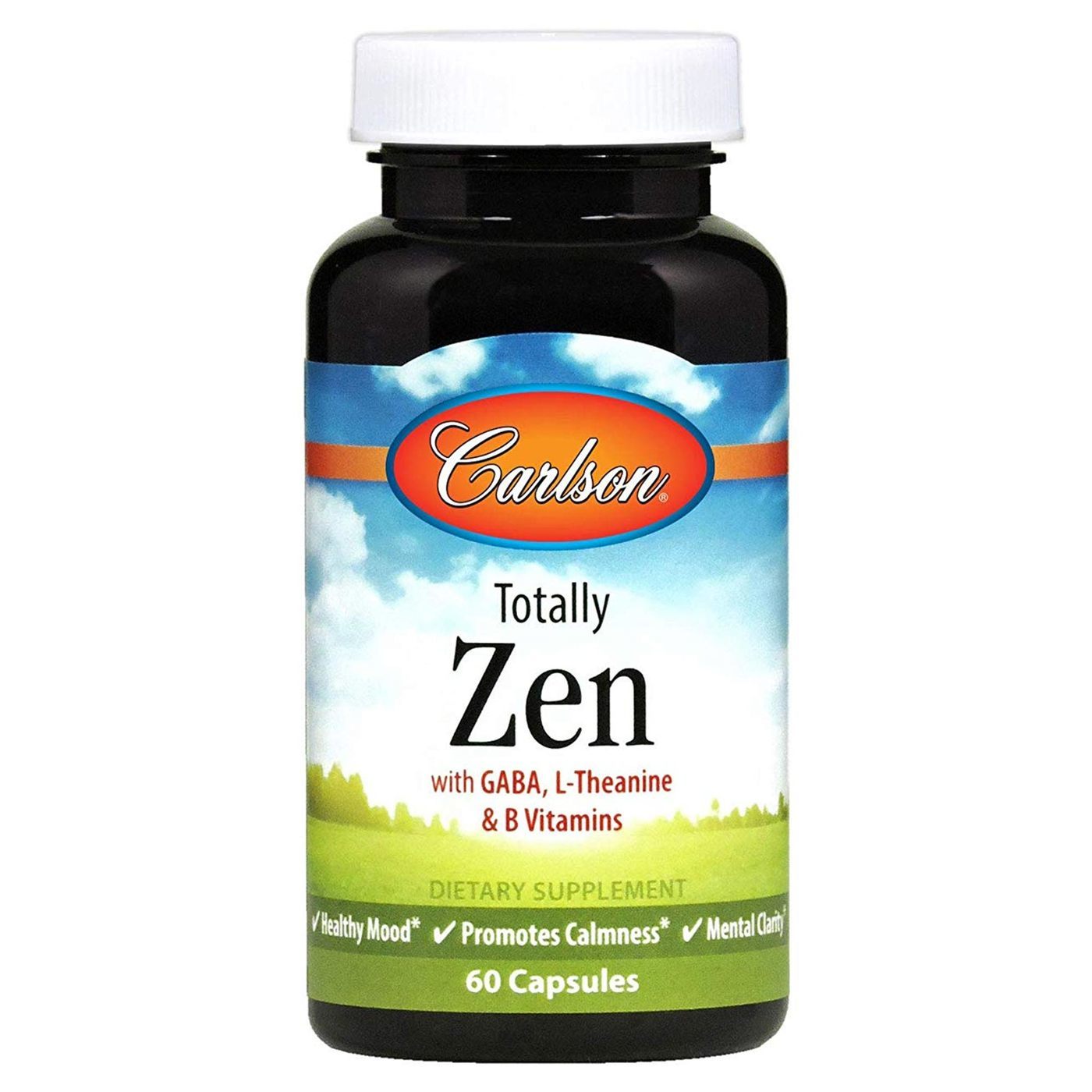 Carlson Labs, Totally Zen, 60 Capsules UPC 088395462108 | HiLife Vitamins