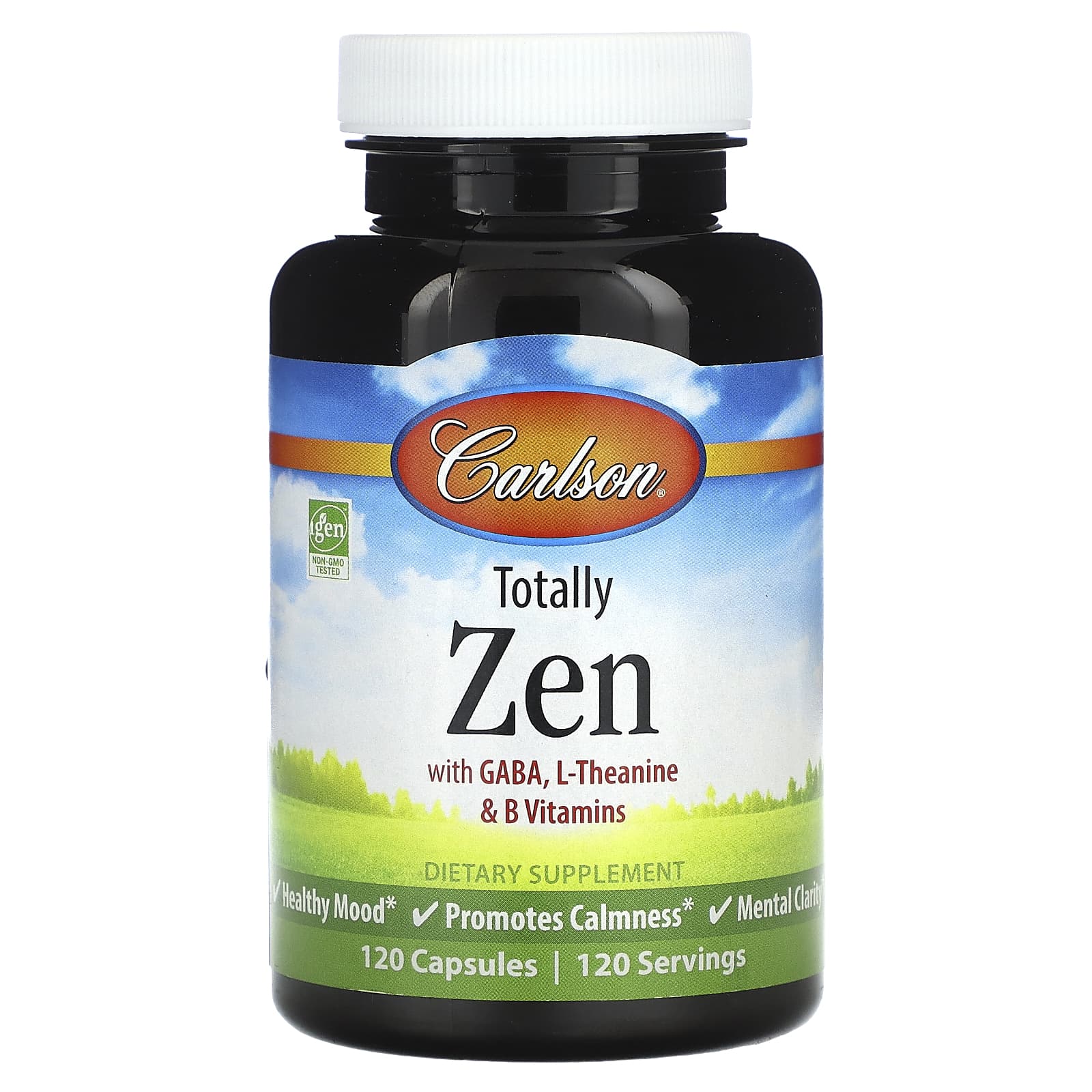 Carlson Labs, Totally Zen, 120 Capsules UPC 088395462207 | HiLife Vitamins
