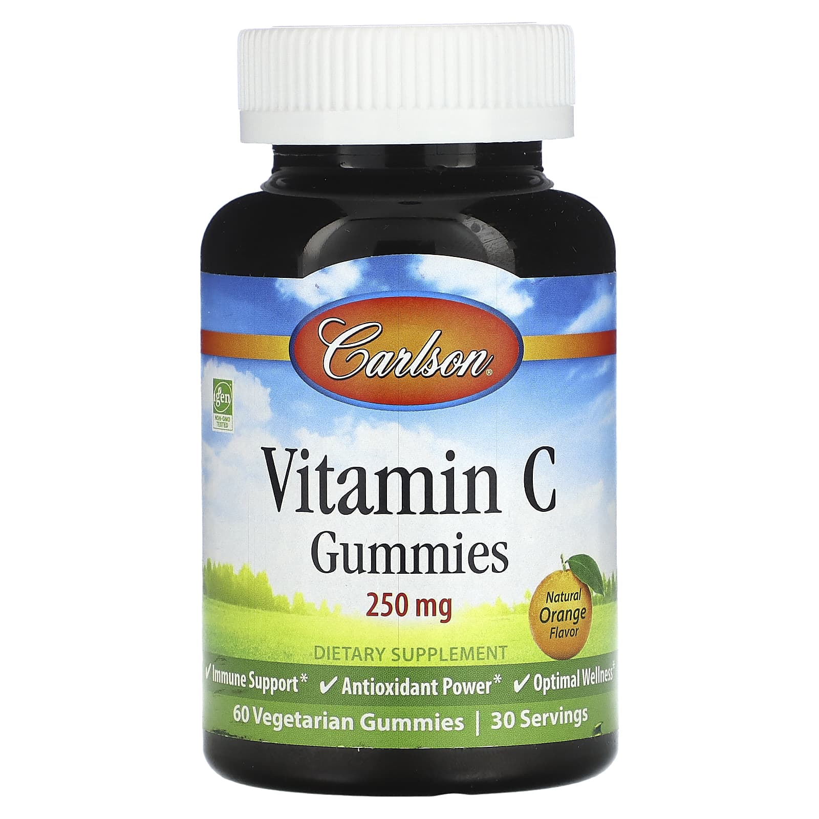 Carlson Labs, Vitamin C, 60 Gummies UPC 088395490002 | HiLife Vitamins