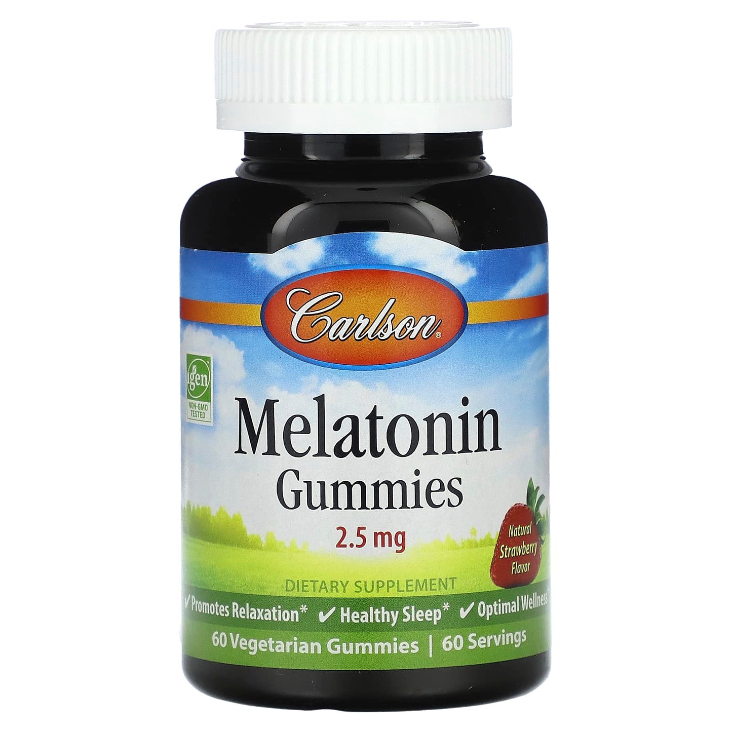 Carlson Labs, Melatonin Gummies, 60 Gummies UPC 088395492006 | HiLife Vitamins