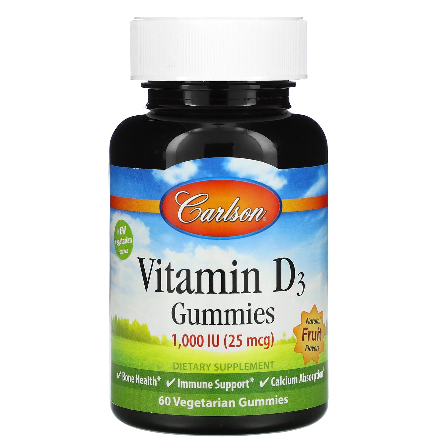 Carlson Labs, D Vitamin, 60 Gummies UPC 088395494000 | HiLife Vitamins