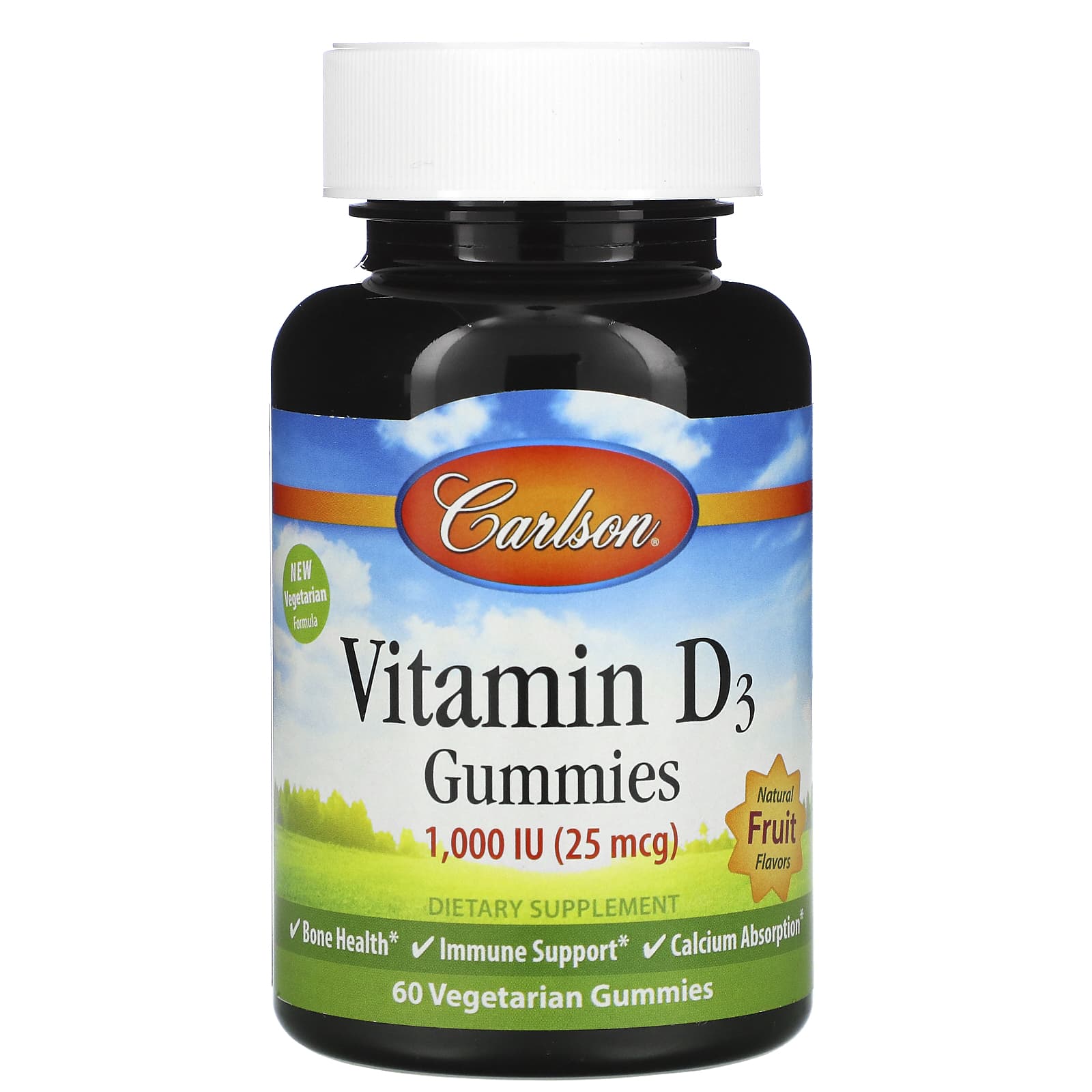 Carlson Labs, D Vitamin, 60 Gummies UPC 088395494000 | HiLife Vitamins