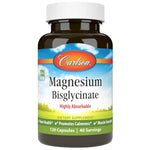Carlson Labs, Magnesium Bisglycinate, 120 Capsules UPC 088395565106 | Hilife Vitamins