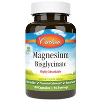Carlson Labs, Magnesium Bisglycinate, 120 Capsules UPC 088395565106 | Hilife Vitamins