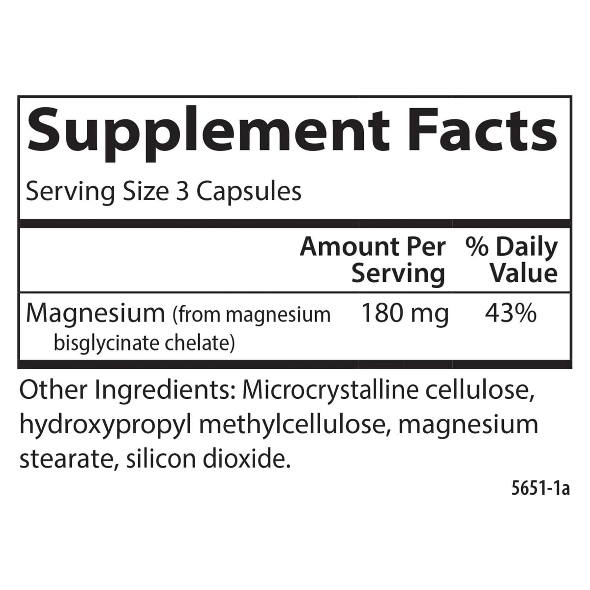 Carlson Labs, Magnesium Bisglycinate, 120 Capsules UPC 088395565106 | Hilife Vitamins