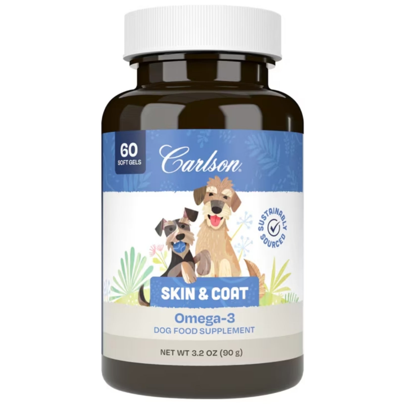 Carlson Labs, Omega-3 for Dogs, 60 Softgels UPC 088395621000 | Hilife Vitamins