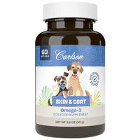 Carlson Labs, Omega-3 for Dogs, 60 Softgels UPC 088395621000 | Hilife Vitamins