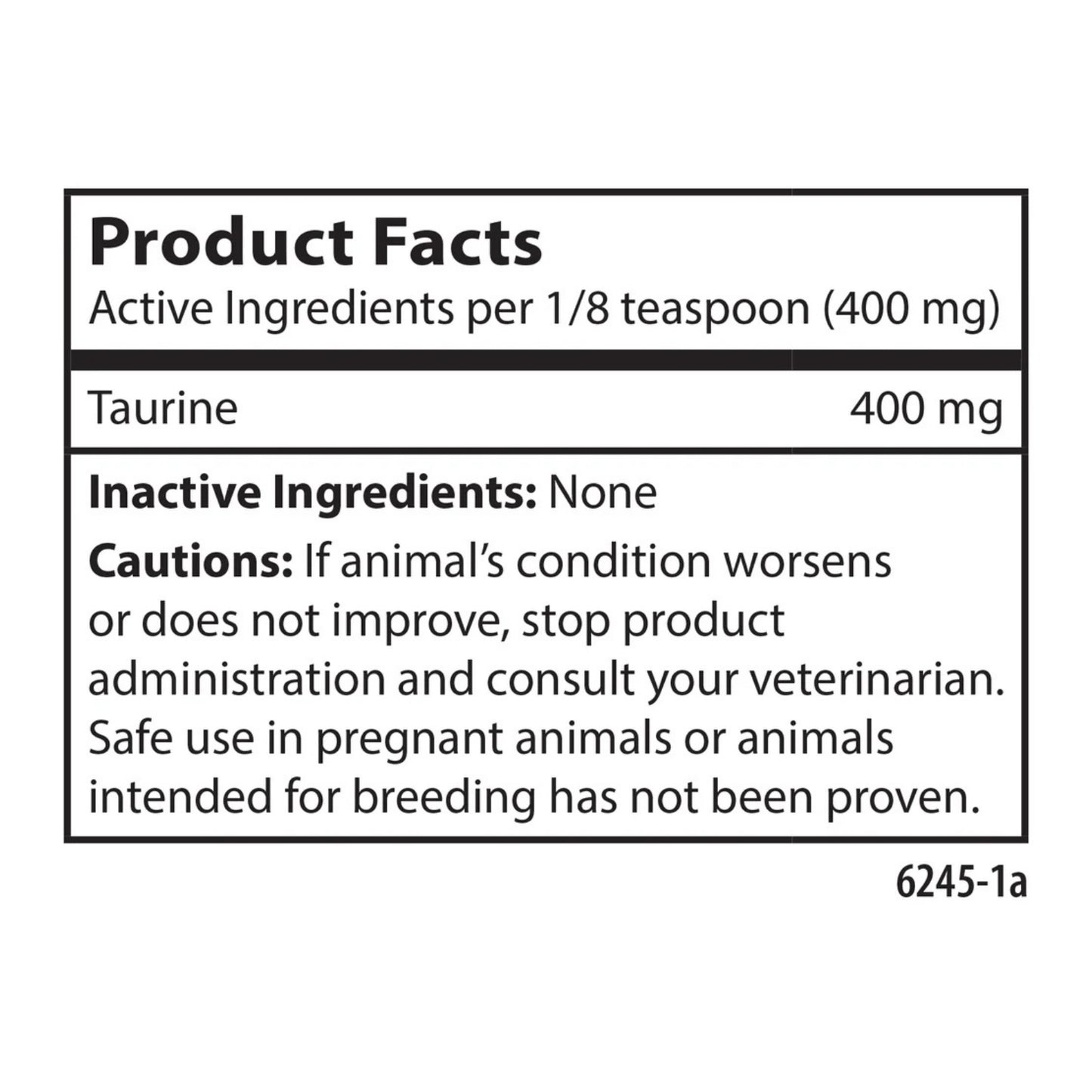 Carlson Labs, Taurine Powder for Cats, 3.5 oz (100 g) UPC 088395624506 | Hilife Vitamins