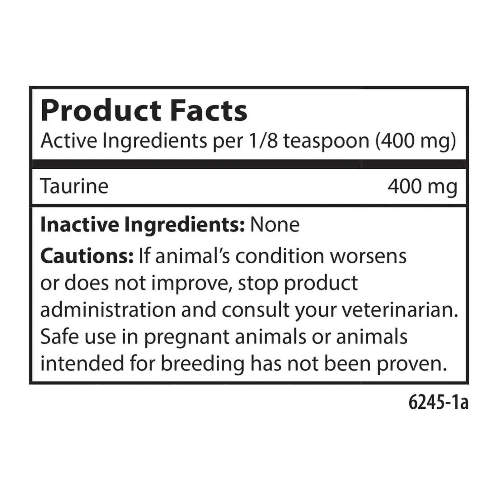 Carlson Labs, Taurine Powder for Cats, 3.5 oz (100 g) UPC 088395624506 | Hilife Vitamins