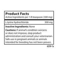 Carlson Labs, Lysine Powder for Cats, 3.5 oz (100 g) UPC 088395625008 | Hilife Vitamins