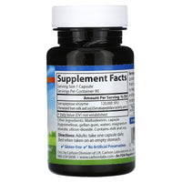 Carlson Labs, Serrapeptase, 90 Capsules UPC 088395662201 | HiLife Vitamins