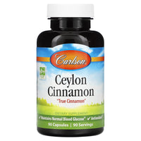 Carlson Labs, Ceylon Cinnamon 500 mg, 90 Capsules - 088395810206 | Hilife Vitamins