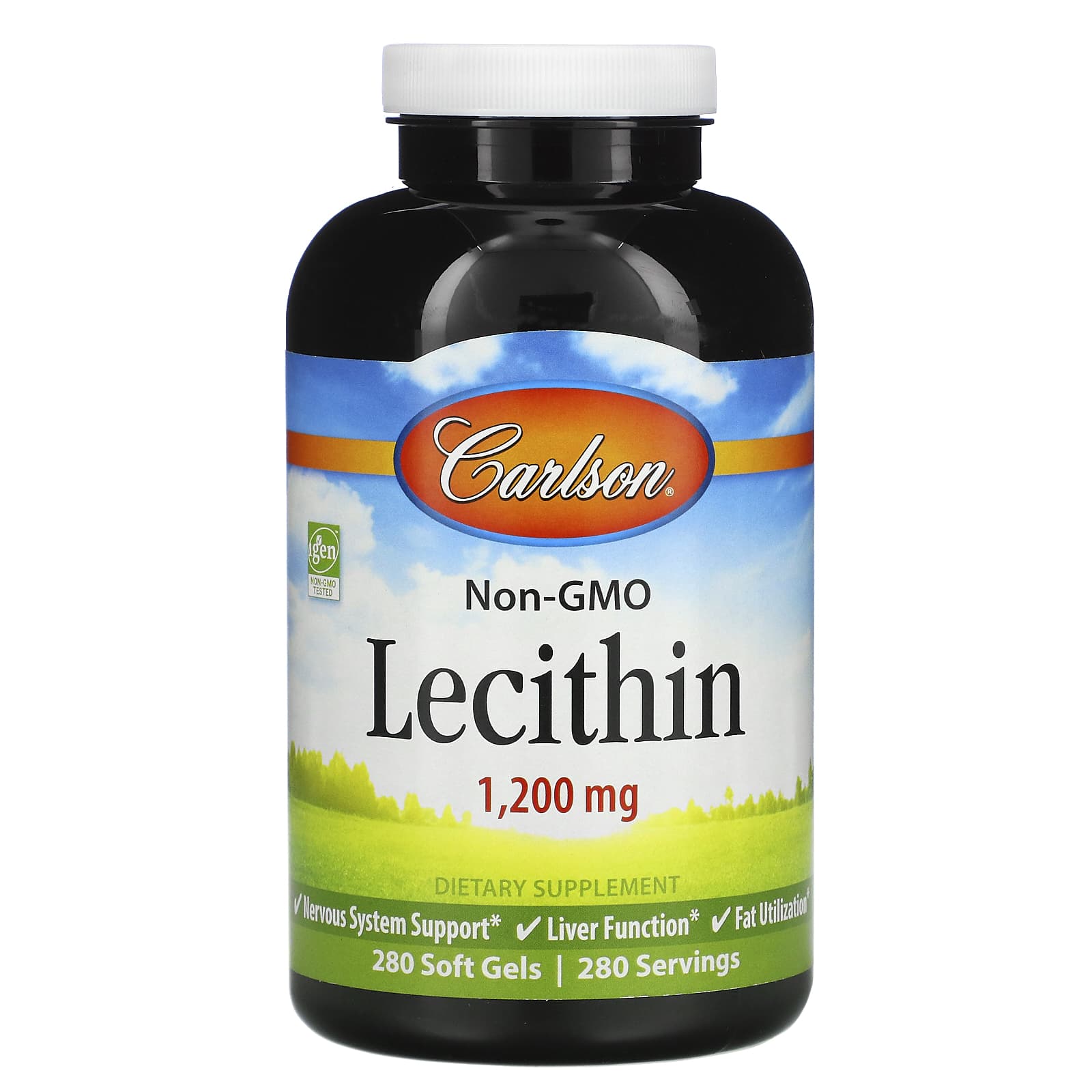 Carlson Labs, Lecithin, 280 Softgels UPC 088395862304 | HiLife Vitamins