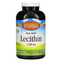 Carlson Labs, Lecithin, 280 Softgels UPC 088395862304 | HiLife Vitamins