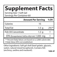 Carlson Labs, Elite EPA Gems, 120 Softgels UPC 088395016813 | HiLife Vitamins