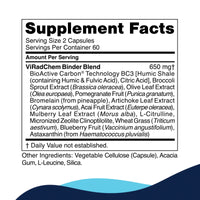 CellCore Biosciences, ViRadChem Binder, 120 Capsules UPC 810131150204 | Hilife Vitamins
