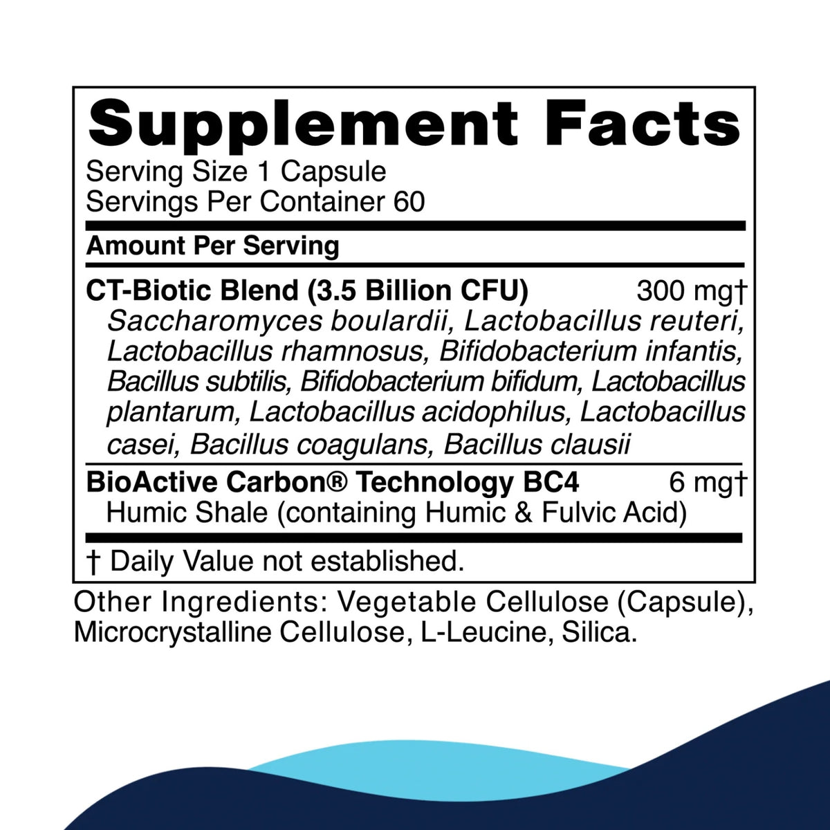CellCore Biosciences, CT-Biotic, 60 Capsules UPC 810131150273 | Hilife Vitamins