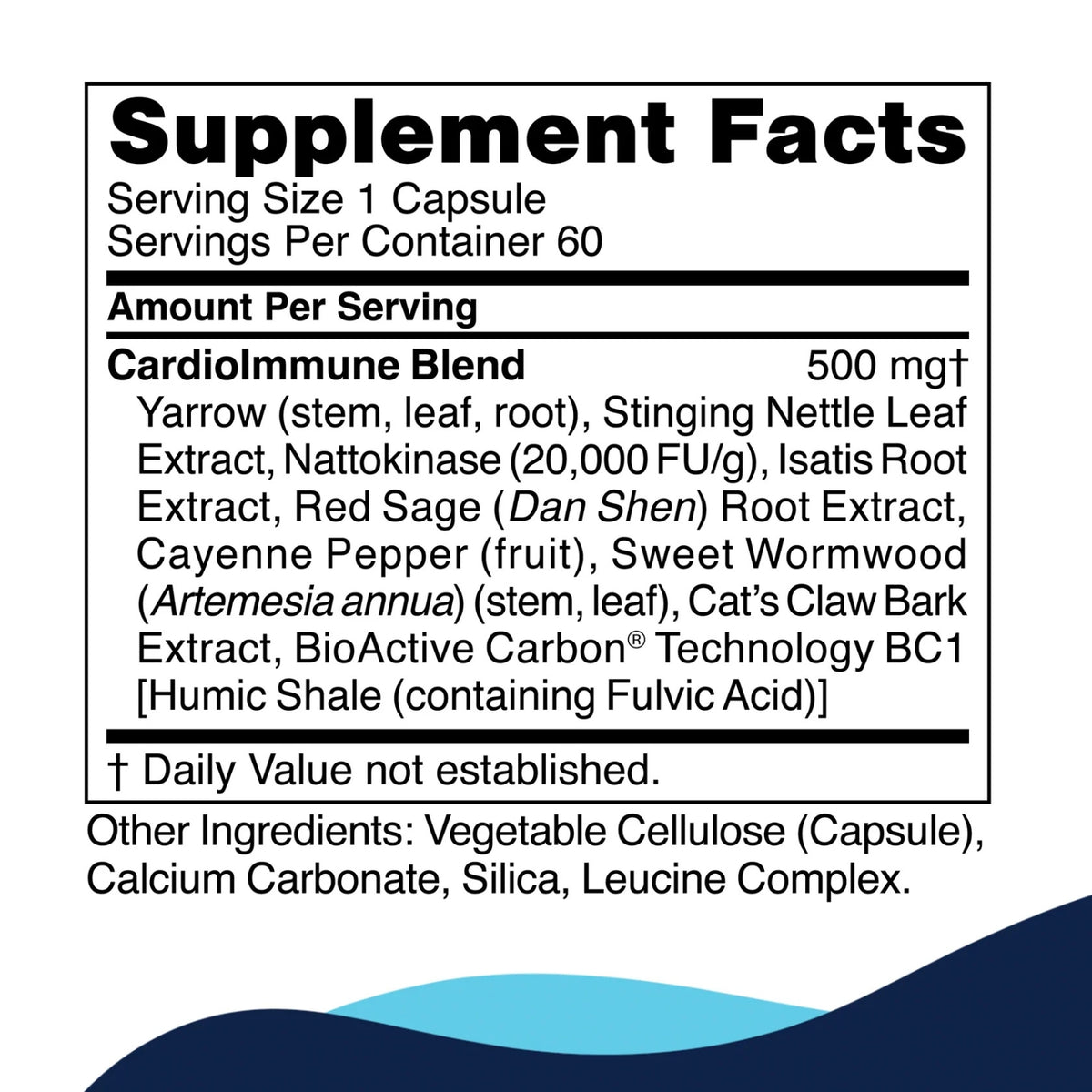 CellCore Biosciences, CardioImmune, 60 Capsules UPC 810131150501 | Hilife Vitamins