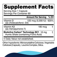 CellCore Biosciences, D3+K2 Pro™, 60 Capsules UPC 810131150761 | Hilife Vitamins