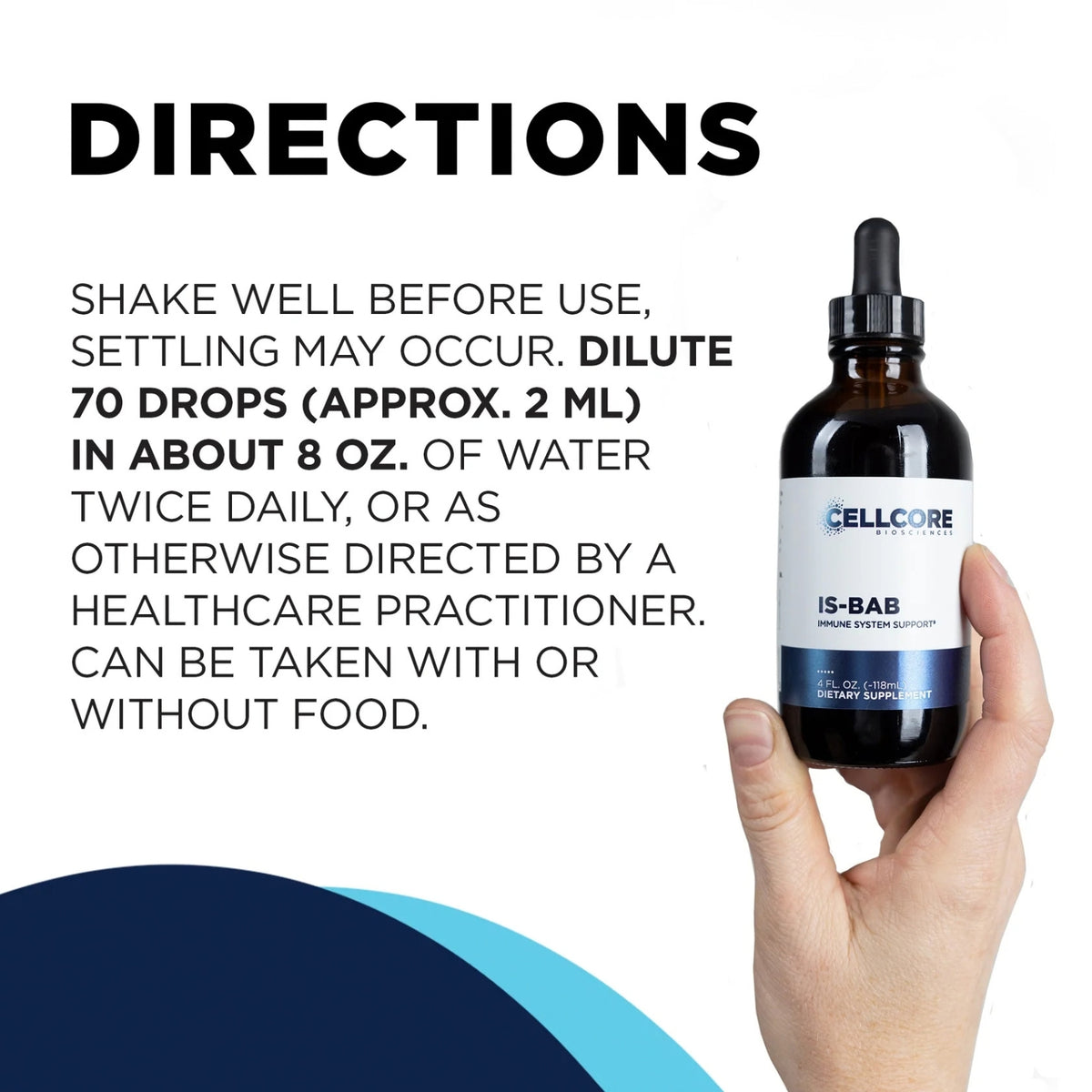 CellCore Biosciences, IS-BAB, 4 fl oz (118 mL) UPC 810131152123 | Hilife Vitamins