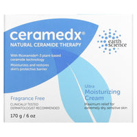 Ceramedx, Ultra Moisturizing Cream, Fragrance-Free, 6 Oz UPC 854428008069 | Hilife Vitamins