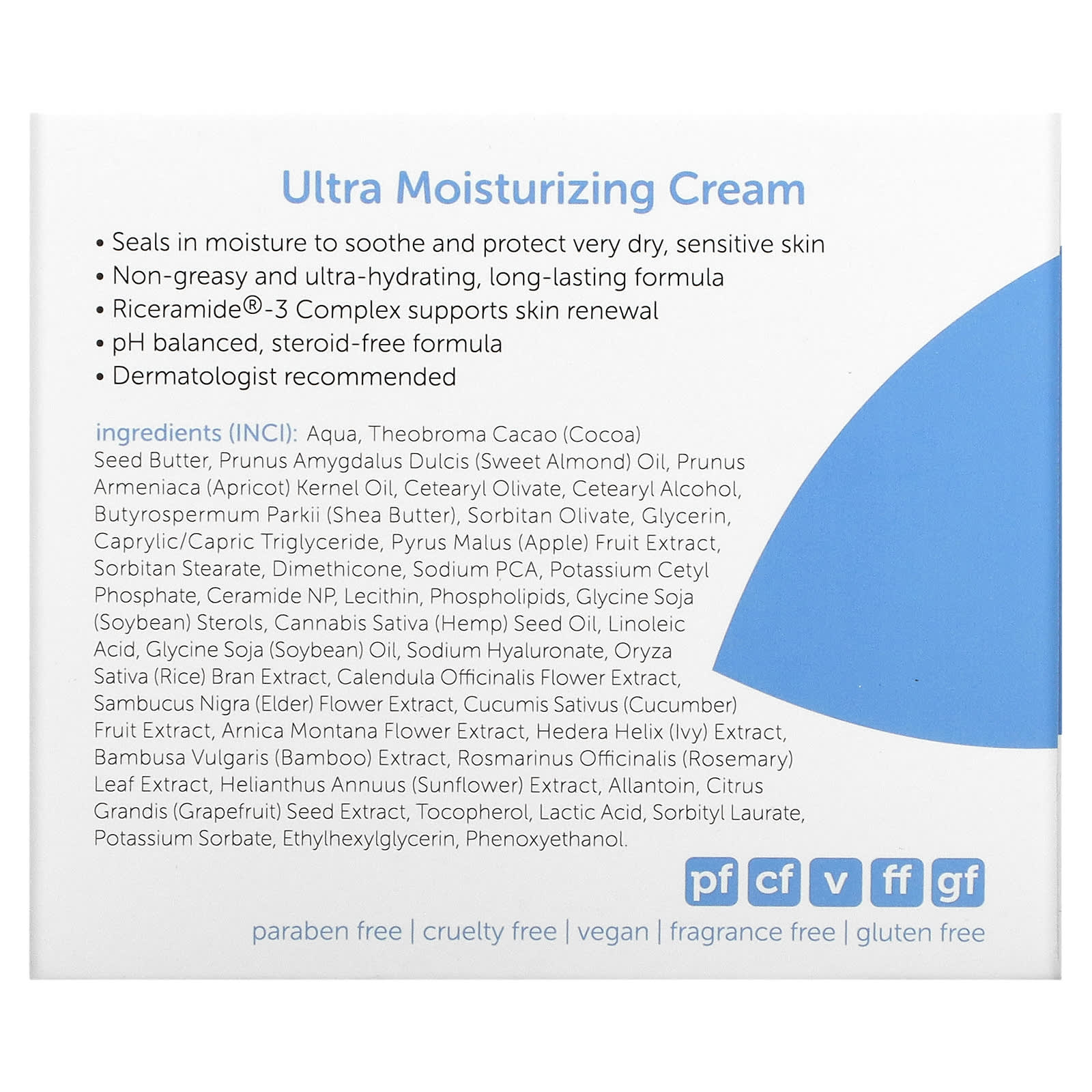 Ceramedx, Ultra Moisturizing Cream, Fragrance-Free, 6 Oz UPC 854428008069 | Hilife Vitamins
