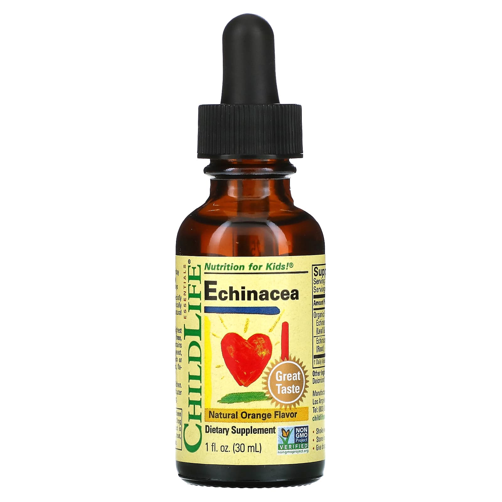 ChildLife Essentials, Echinacea, 1 Oz UPC 608274101005 | Hilife Vitamins