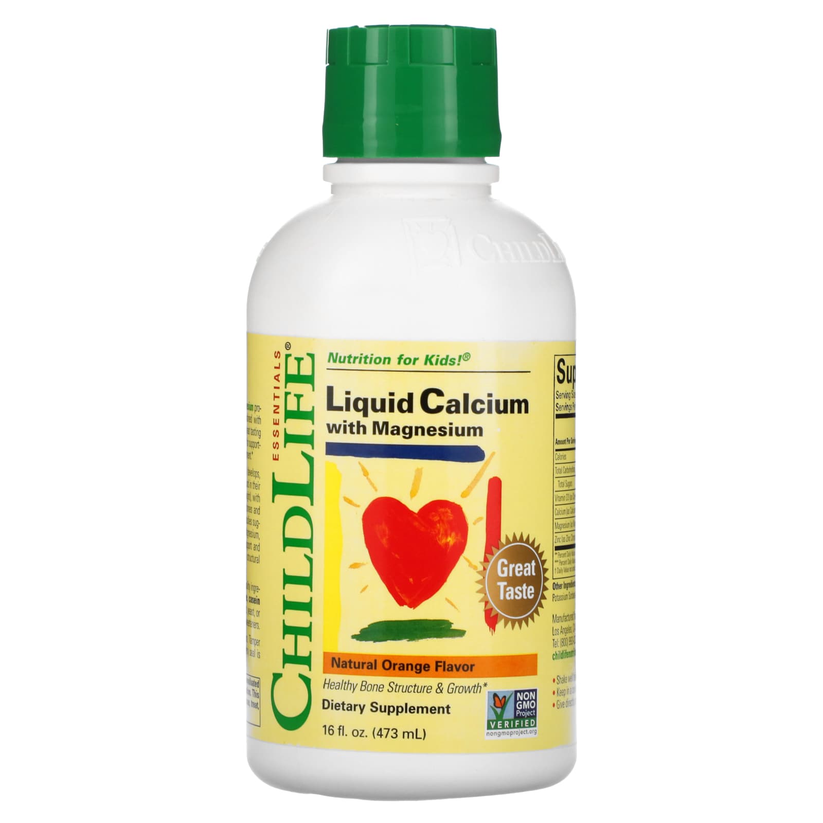 ChildLife Essentials, Liquid Cal/Mag, 16 Oz UPC 608274107007 | Hilife Vitamins