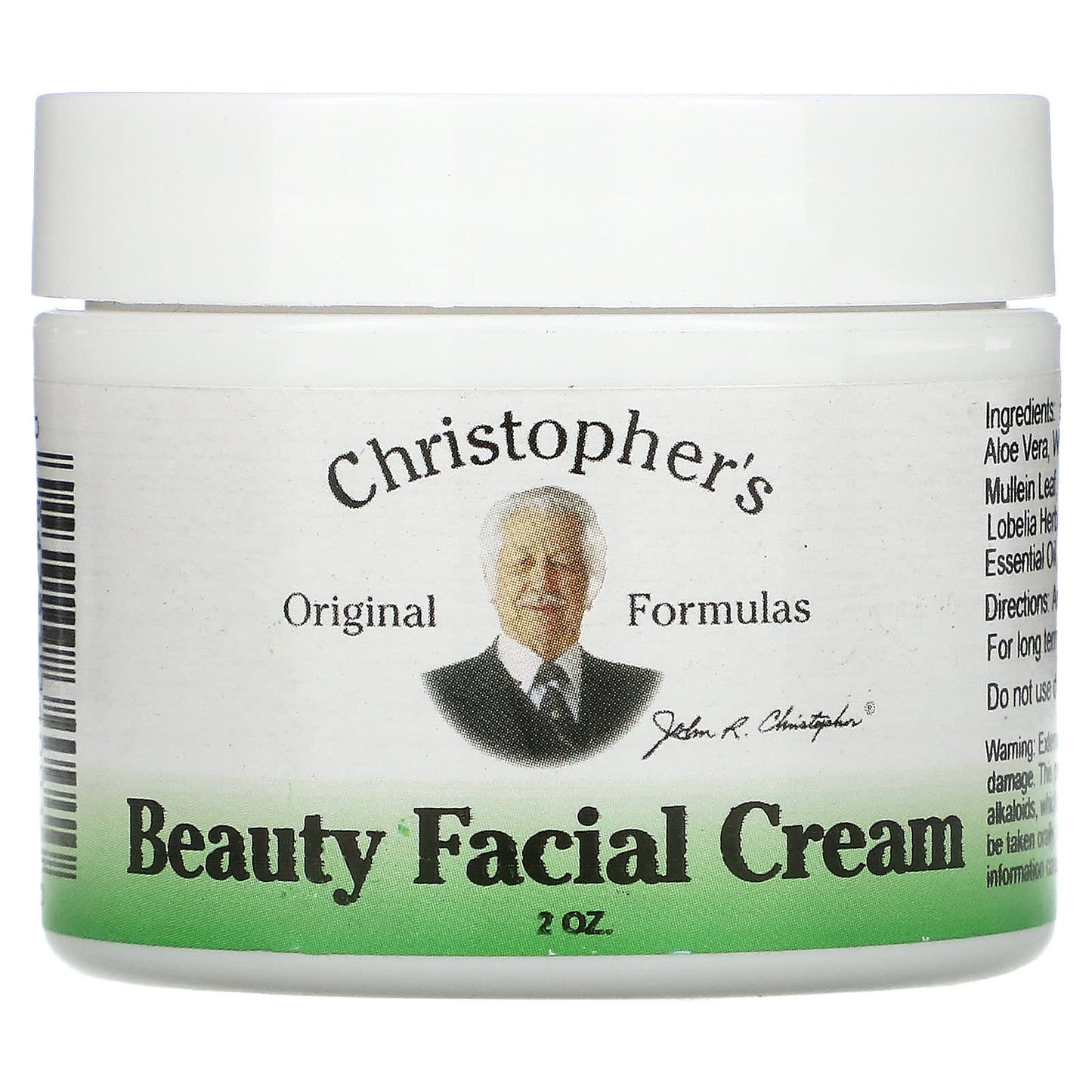 Christopher's Original Formulas, Beauty Facial Cream, 2 oz UPC 084783340010 | Hilife Vitamins